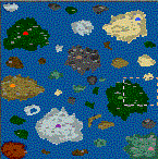 The surface of the map "Archipelago Kingdom"