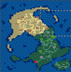 Поверхность карты "Treasure Island"