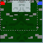 The surface of the map "Simetric enemy"