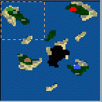 Поверхность карты "Потерянный в море"