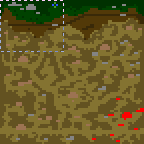 The surface of the map "Dead Land"