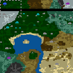 The surface of the map "GoldHeart (rus)"