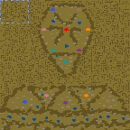 The surface of the map "Labyrinths"