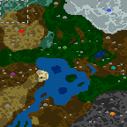 The surface of the map "Canaan"