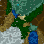 Поверхность карты "Magic the Village-Forest"