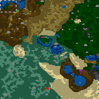 The surface of the map "Mountain Lake"