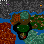 Underground of the map "Dragon Wars"