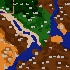 The surface of the map "River Landscape"