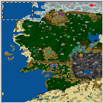 The surface of the map "Middle Earth v 1.5 (allies)"
