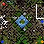 Поверхность карты "Bandits of the Rifen Maze"