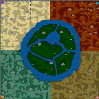 Underground of the map "Battle for Power [4v4 Hardcore]"