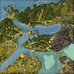 Поверхность карты "Four Kingdoms"