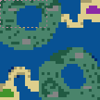 Поверхность карты "Subterrain River"