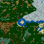 The surface of the map "War of the Mighty 2C"