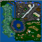 Underground of the map "A Barbarian's Story"