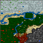 The surface of the map "Dragon Lord II"