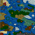 The surface of the map "Riddle #1 - "Ira the mage""