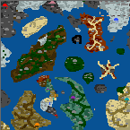 The surface of the map "Die Apokalyptischen Reiter 2.0"