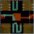 Underground of the map "The Undead Dungeon"