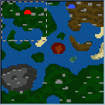 The surface of the map "Quest land"