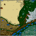 The surface of the map "Der Jabberwocky"