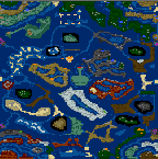 The surface of the map "The Bogmire Brothers"