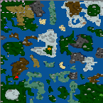 The surface of the map "Island Utopia"