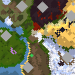 The surface of the map "Hexarena 1.1"