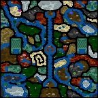 Underground of the map "The Four Elements"