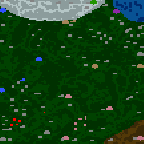 The surface of the map "Битва за трон"