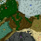 The surface of the map "World Without Artifacts"