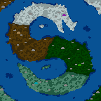 Поверхность карты "Пляска Змей"