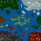 The surface of the map "Island Kingdoms"