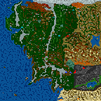 Поверхность карты "Герои Колец и Средиземья 1.0"
