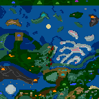 The surface of the map "В поисках гнома"