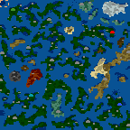 Поверхность карты "Океания"