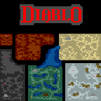 The surface of the map "Diablo II"