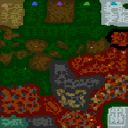 Underground of the map "Diablo II"