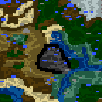 The surface of the map "Necromancing the Bone v2 (RUS)"