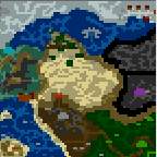 The surface of the map "The Quest for Dragon (RUS)"