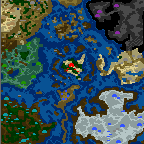 The surface of the map "The Lord of War (RUS)"