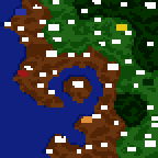 The surface of the map "Dragunia"