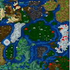 Поверхность карты "The Magic Apprentice v3.4"