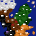The surface of the map "Villainous"