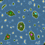 The surface of the map "Echoes of War"