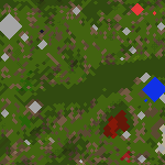 The surface of the map "Eddy in the Woods"