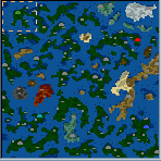 The surface of the map "Okeania"