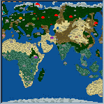 Поверхность карты "Реальный мир 2001"