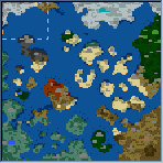 The surface of the map "Archipelag"
