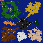 The surface of the map "OSMINOJKA"